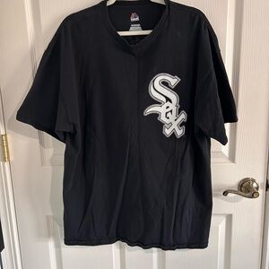 Majestic Black Men's Jersey with White Logo (Jose Abreu #79)
